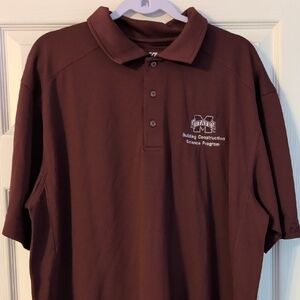 Mississippi State Men's Maroon Polo Building Construction Science XL